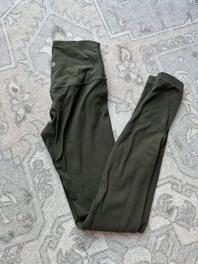 Lululemon Athletica Align pant in Olive Green size 2